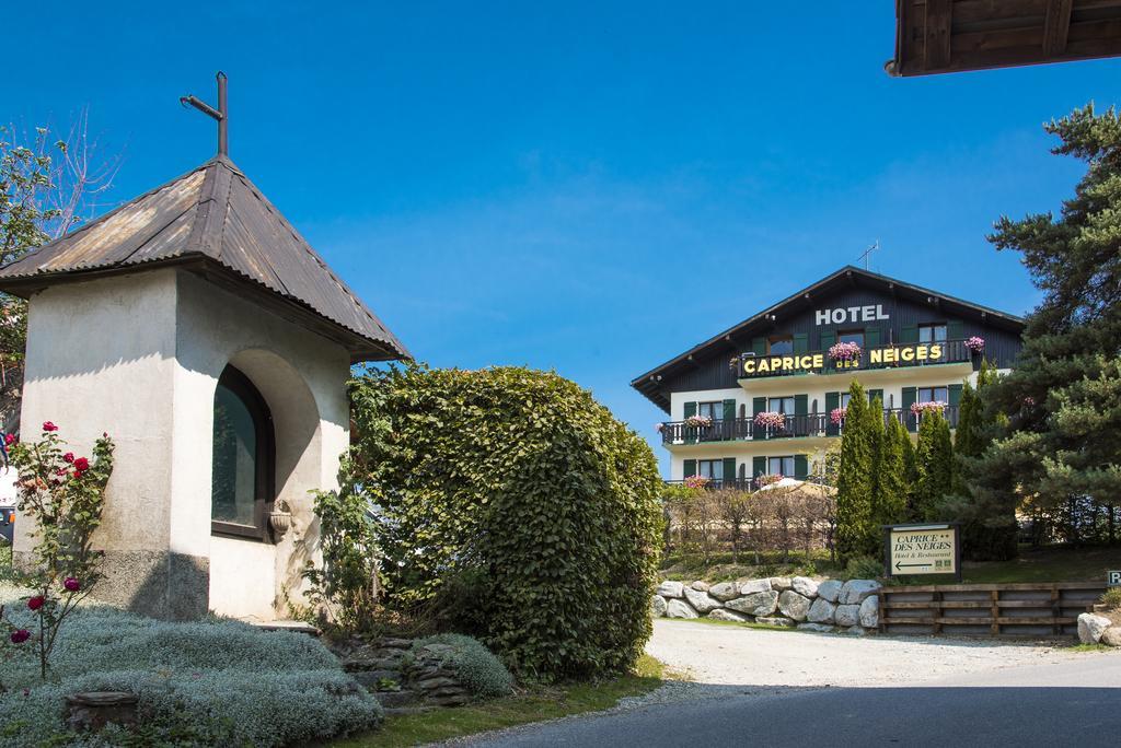 Hotel Le Caprice Des Neiges Combloux Bagian luar foto